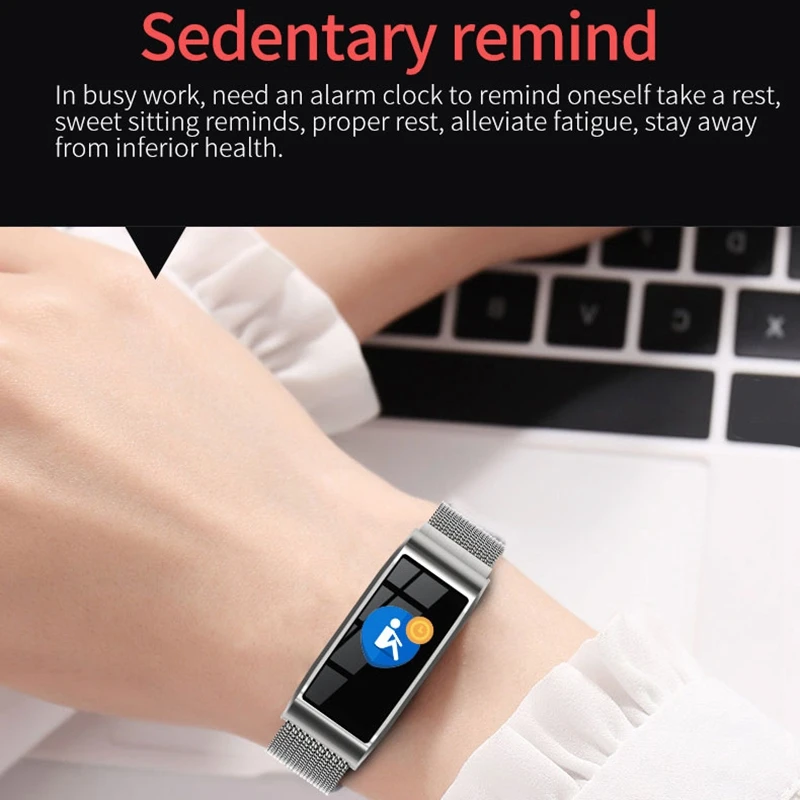 Смарт-Браслет Водонепроницаемый браслет артериального давления Bluetooth золотые