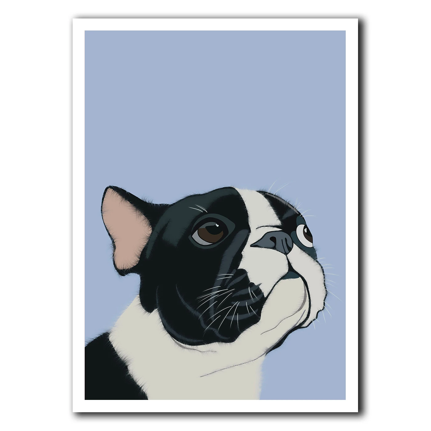

French Bulldog Print, Dog Print, Print Wall Art, Pug , Neutral Tones Print, Animal Print, Gift For Dog Lover, Housewarming Gift