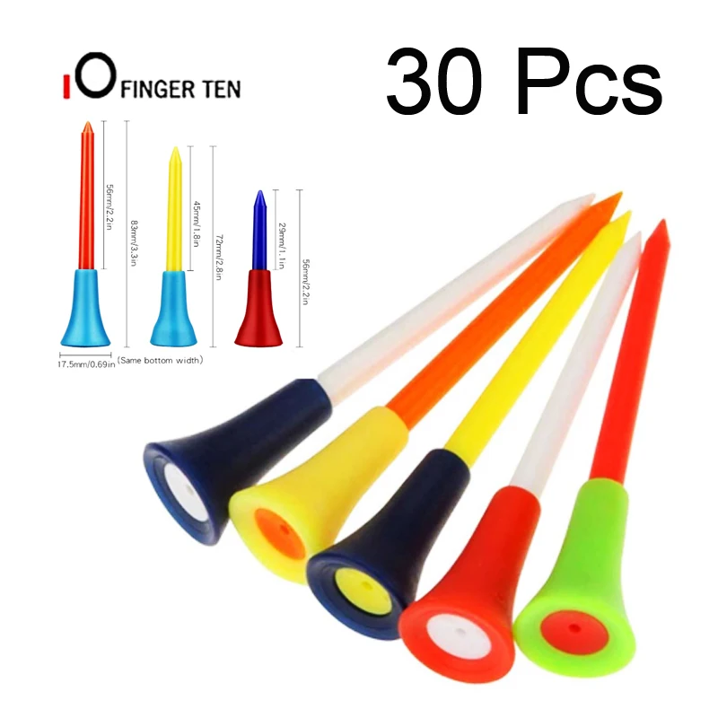 Прочные уличные тройники для гольфа 70 мм 83 54 пластиковый тройник многоцветная