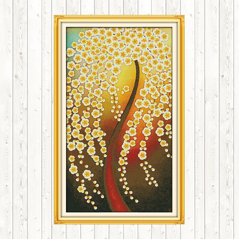 Набор для вышивки крестиком зачарованное дерево 11CT 14CT посылка рукоделия