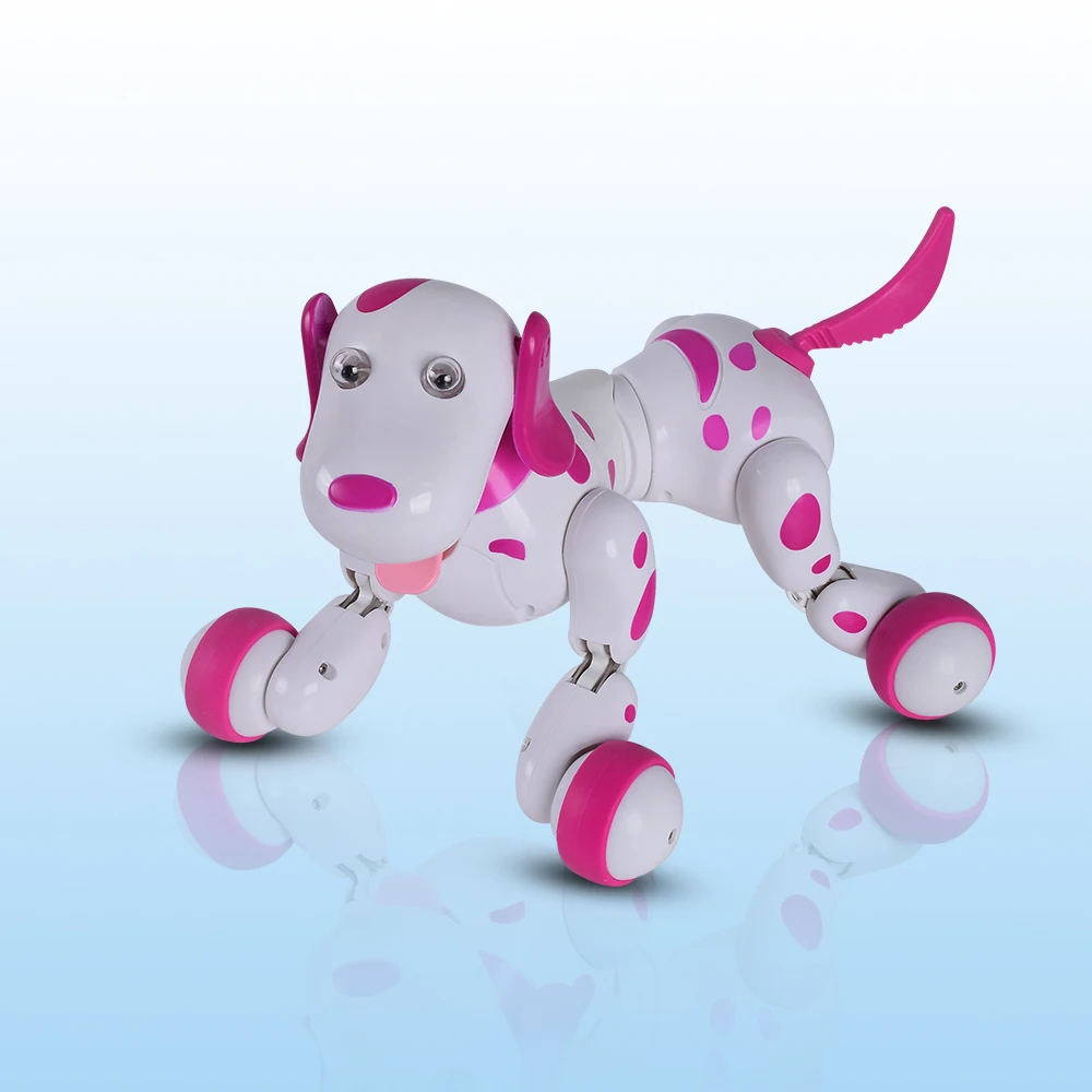 HappyCow прекрасный 777-338 RC робот умная собака 2 4G Интеллектуальный симулятор мини Doggi