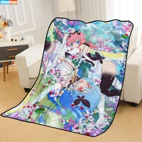 custom flip flappers blankets for beds throw blanket soft blanket summer blanket anime blanket travel blanket
