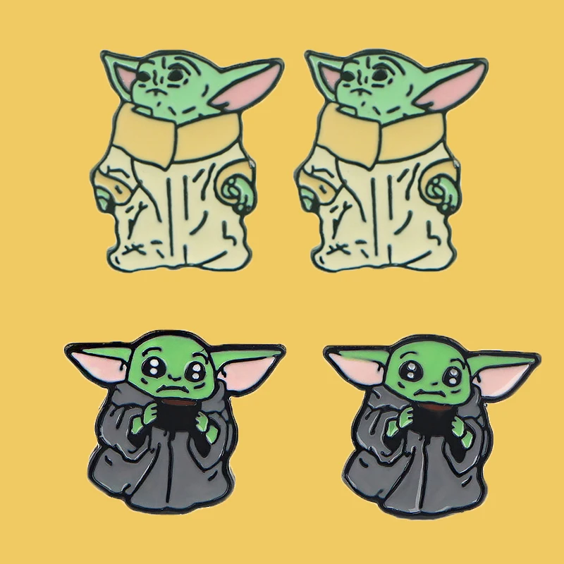 

SP1381 New Arrival Cartoon Cute Alien Earring for women Stainless Steel Earring Enamel Art Stud Earrings Gifts Girls