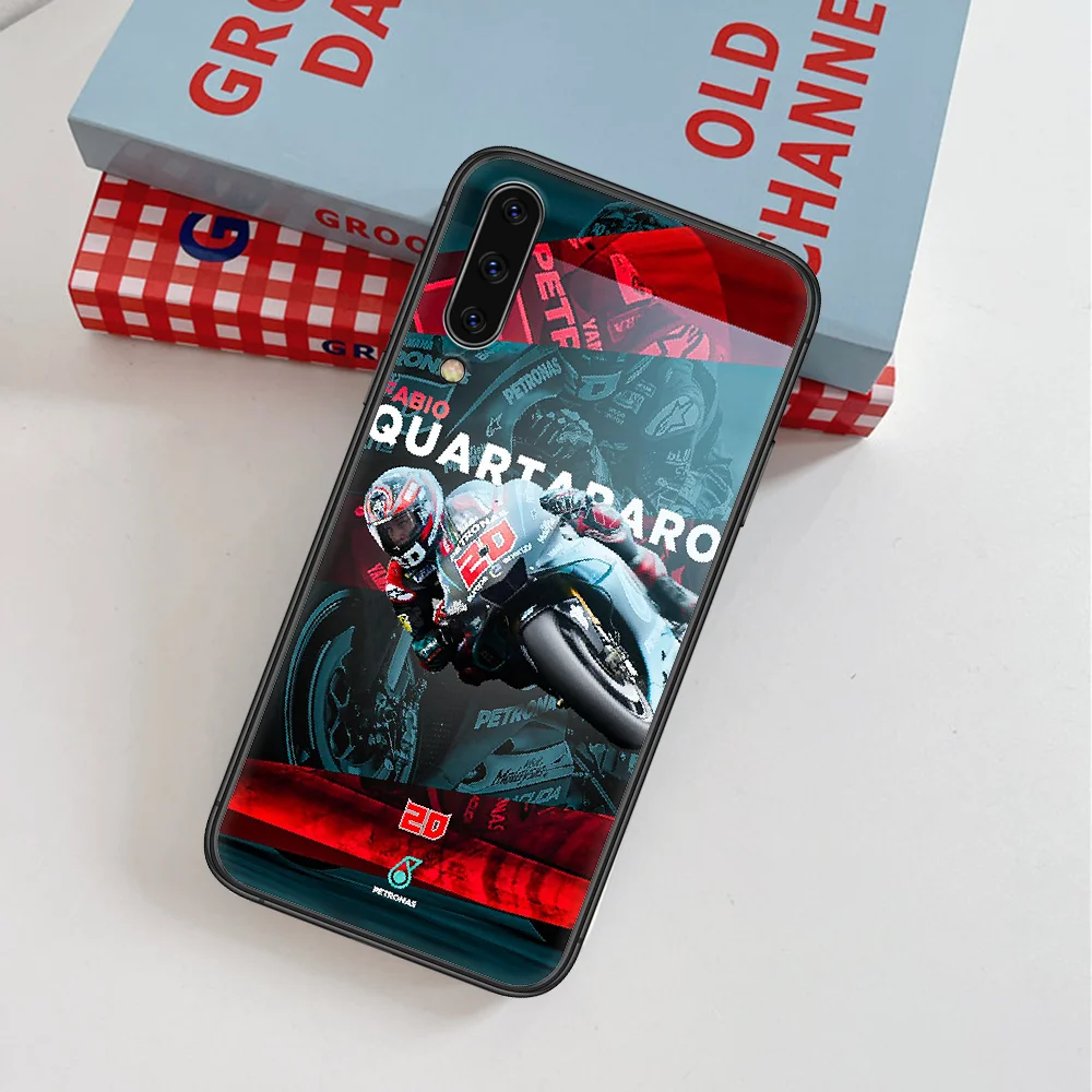 

Fabio Quartararo Motorcycle 20 Phone Case For Samsung Galaxy A 3 5 7 8 10 20 20E 21S 30 30S 40 50 51 70 71 black Waterproof Tpu