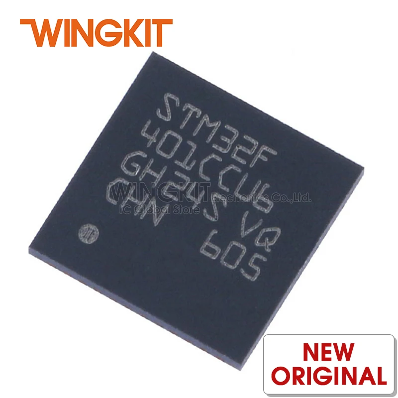1 шт. STM32F401CCU6 QFN48 STM32F401CC STM32F401 STM32F4 UFQFPN 48 32 битный микроконтроллер MCU|Аксессуары для