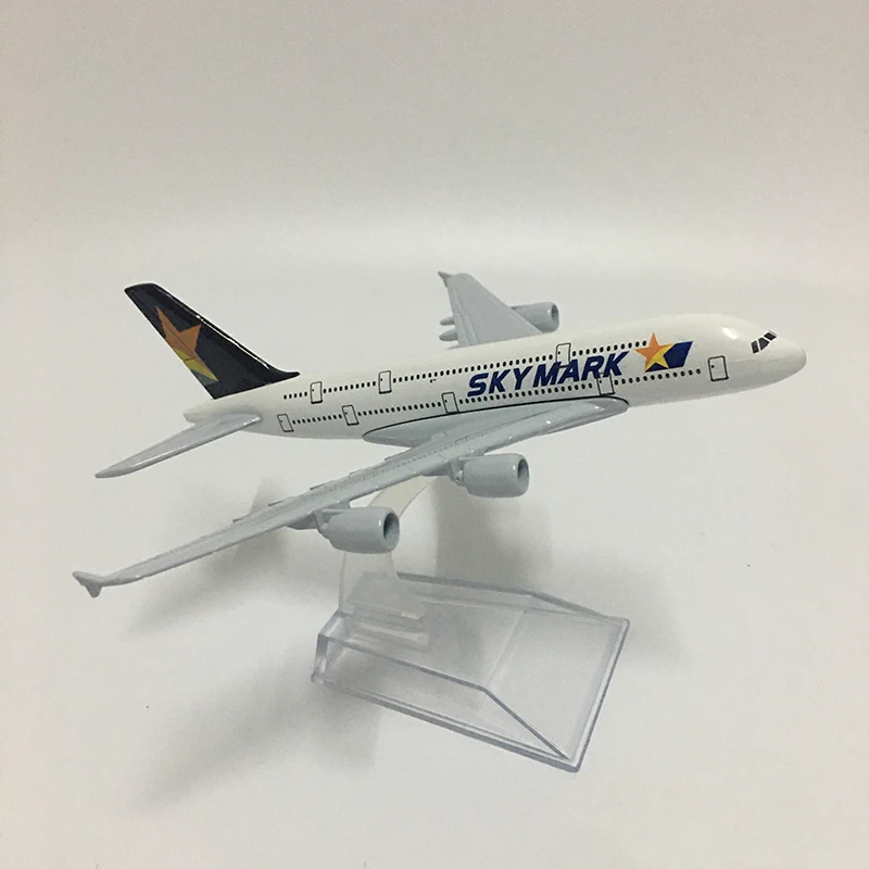 JASON TUTU 16 см Skymark Airlines модель самолета Аэробус A380 Литые металлические самолеты