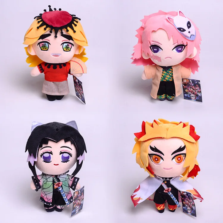 

Demon Slayer Kimetsu No Yaiba Plush Toy Anime Plushie Rengoku Shinjurou Stuffed Doll Cushion Pillow Halloween Christmas Toys