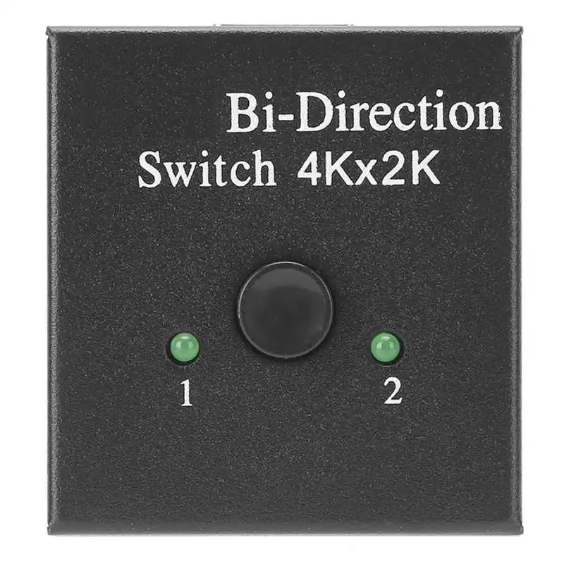 Двунаправленный преобразователь HDMI переключатель разделитель видео 1 вход 2
