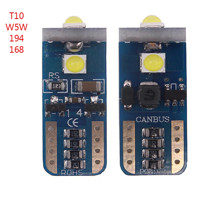 

Комплект из 2 предметов, с can-bus T10 W5W супер яркие светодиодные лампы для парковки WY5W 168 501 2825 Авто Клин поворота Боковые лампочки автомобиля для...