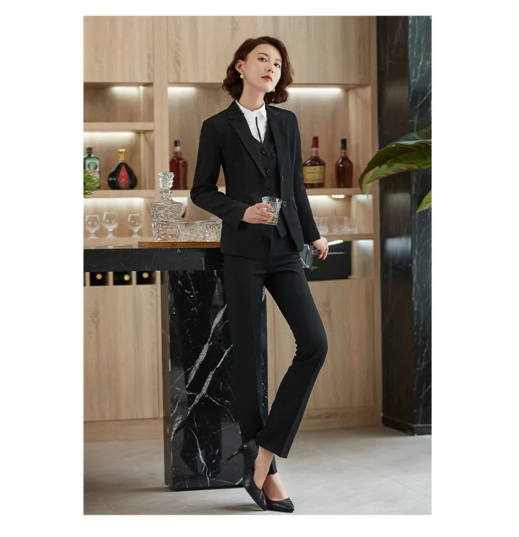 2020 new professional women's suit overalls feminine Stylish high quality slim ladies blazer Slim-fit trousers Two-piece | Женская