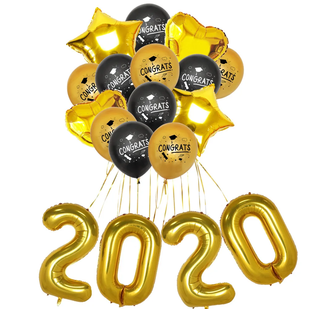 Латексные шары золотые и белые шарики 12 дюймов 15 шт. | Дом сад