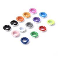 50pcs hole 3 10mm metal mixed color eyelet for diy scrapbook lace shoe bag label clothing fashion accessories and leather crafts