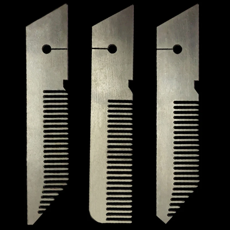 Универсальный нож лезвие для расчесывания титановый переносной расческа волос