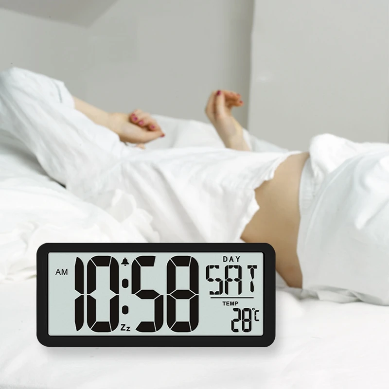 Квадратные настенные часы серии 13 8 дюймовый большой цифровой будильник