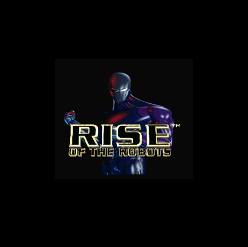 Rise of the Robot NTSC версия 16 бит 46 пин большая серая игровая карта для игроков в США |