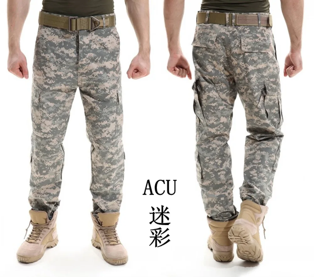 

Оптовая продажа высокое качество A-TACS FG ACU CP черный цвет брюки из рипстопа Военная Униформа тактическая пустыня камуфляж охотничьи брюки сти...