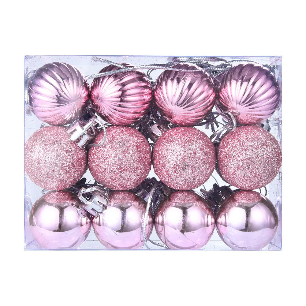 24 шт. 30 мм Рождественская елка шар безделушка висит украшение для домашней