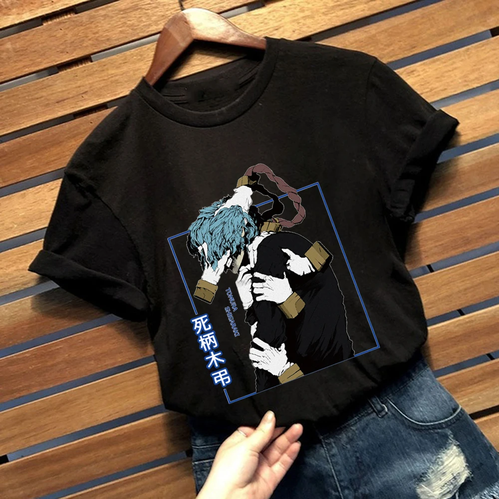 

Anime Tshirts Fashion Women Shigaraki Tomura T-shirt Casual Tee Shirt