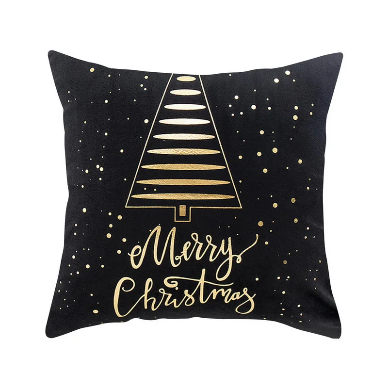 Веселое Рождество Наволочка из хлопка и льна Подушка новогодние вечерние 2019 Navidad
