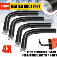 4x 42mm air intake outlet heater ducting hose pipe flexible combustion for webasto eberspacher car air diesel parking heater