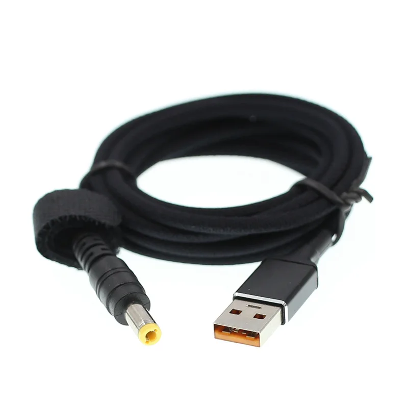 

1,8 м USB к DC5, 5 х2, 5 мм зарядный кабель портативный адаптер для ноутбука шнур питания подходит для компьютеров Lenovo Asus