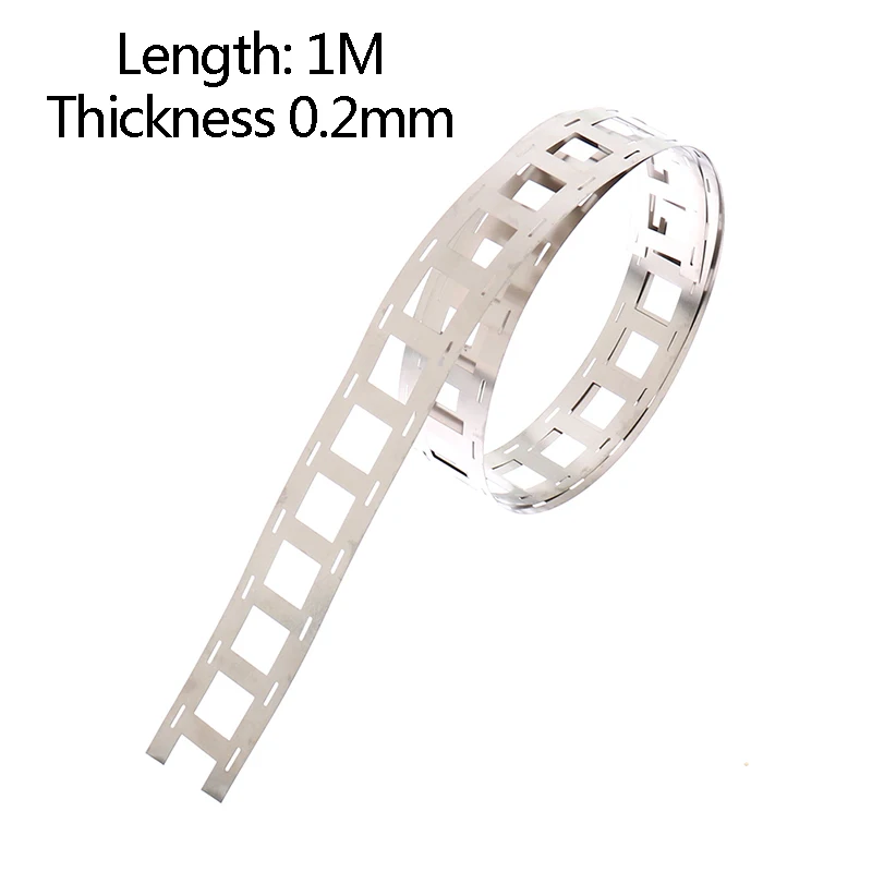 

0.2mm Thickness Pure Nickel Strip Nickel Tap Welding Tape 2P Spot Nickel Belt