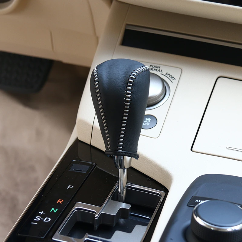 Lsrtw2017 волокна кожаный автомобильный брелок с Шестерни пост крышка для Lexus Es200 Es250 Es300h 2012 2013 Xv60 аксессуары - Название цвета: 3