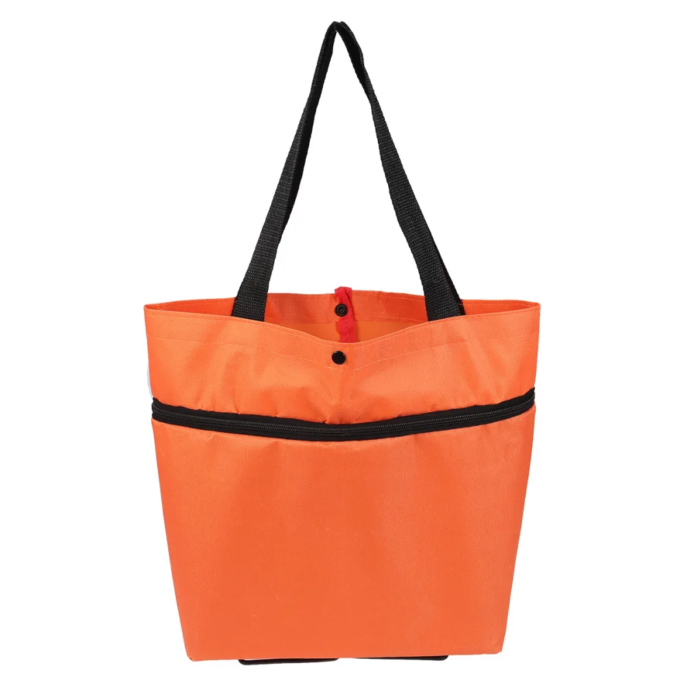 

Fashion Folded Shopping Cart Portable Car Luggage Cart Folded Tug Bag Collapsible Shopping Cart Vegetables Organizer Trolley Car