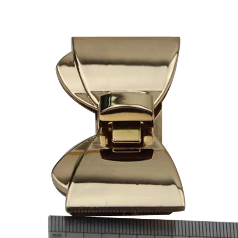 Новый бабочкой металлический замок для сумки пряжки сумок Стопорные запоры