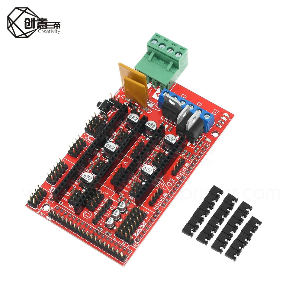 Панель управления расширениями для творчества Ramps 1 6 с радиатором