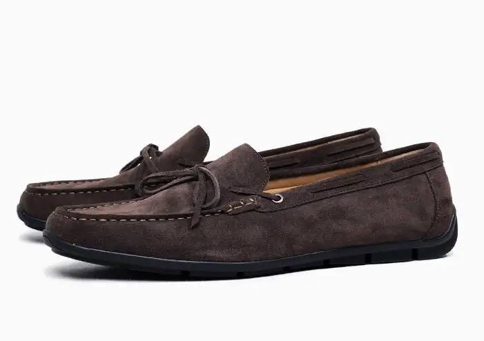 

New Fashion Suede leather Doug shoes Casual Men's Shoes Slip on Driving Shoes High Quality Men Shoes
