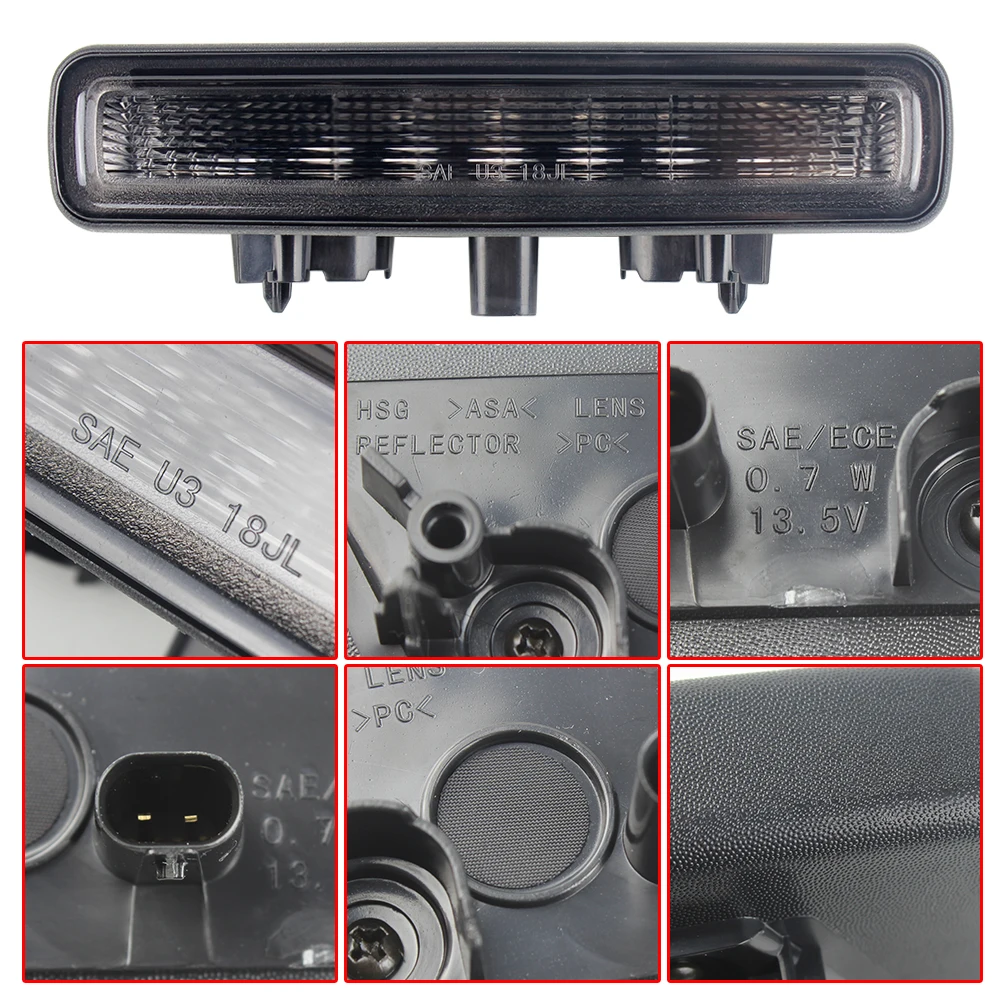 Светодиодный задний стоп сигнал 3 в сборе фонарь s для Jeep Wrangler JL 2018