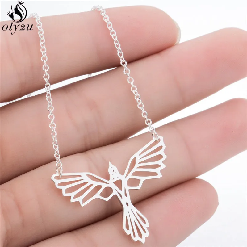 Ожерелье женское длинное с подвеской Феникс в стиле панк | Украшения и аксессуары