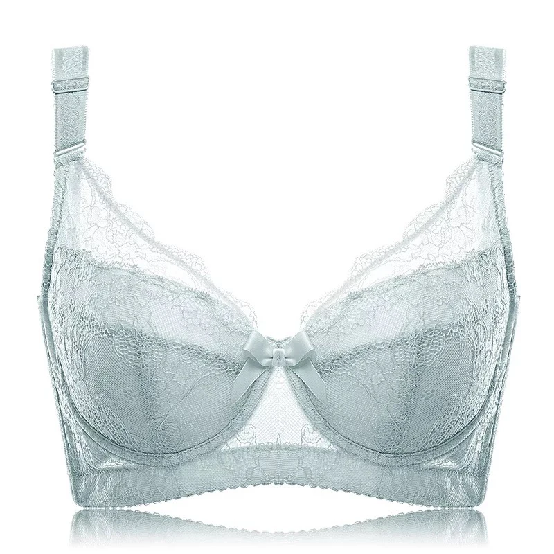 Women's Full Coverage Lightly Padded Underwire Balconette Lace Bra 34 36 38 40 42 44 46 B C D E F G H I J