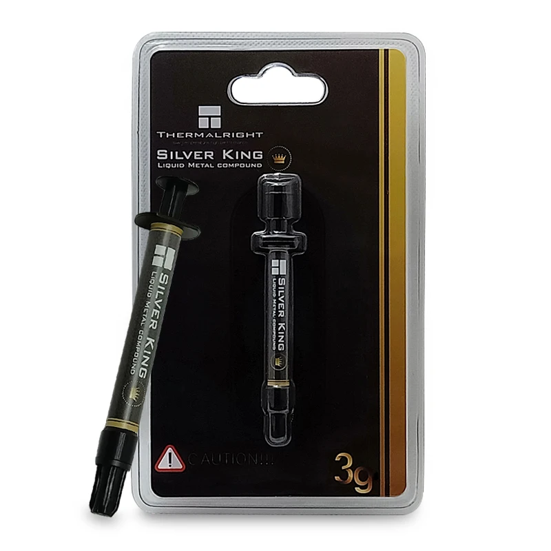 Охлаждающая жидкость для ЦП и ГП Термопаста серебристого цвета кулера