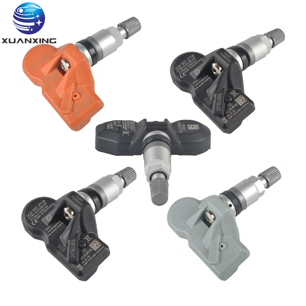 Клапан давления в шинах для Audi Volkswagen Mercedes benz TPMS Алюминиевый клапан датчиков