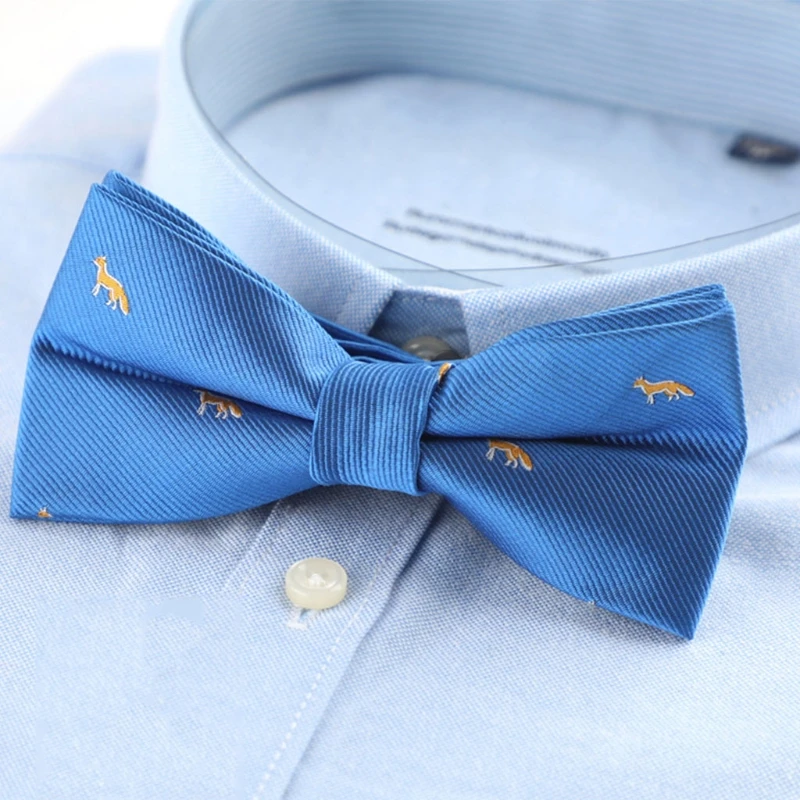 Pajarita para hombre, corbatas formales de negocios tejidas a mano, accesorios de vestir cl&aacute;sicos c&oacute;modos con textura de moda-4