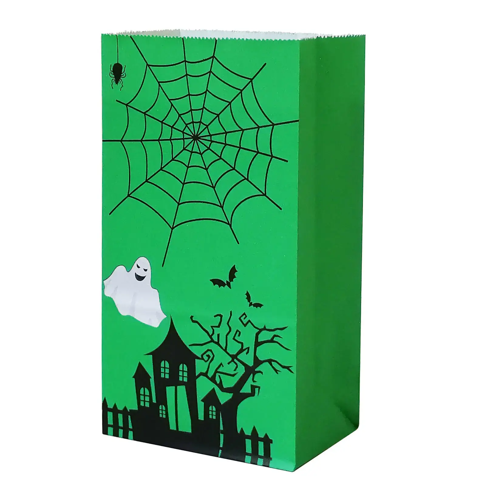 

50PCS Happy Halloween Candy Bag Gift Cookie Bags Biscuits Snack Paper Packaging Bags Party Decoration Supplies Gorgeous