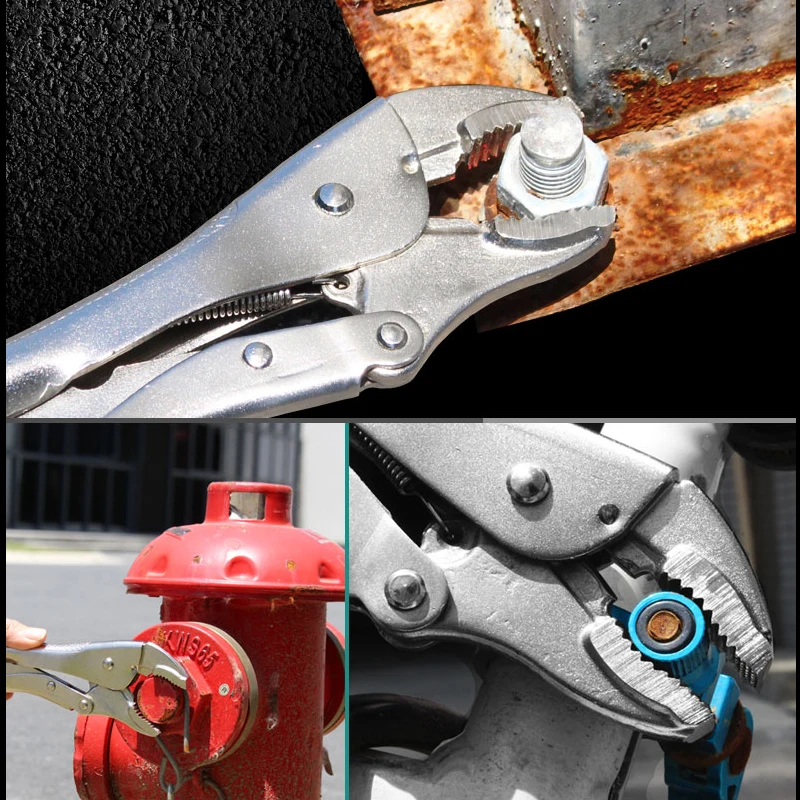 LAOA Зажимы блокировочные с круглым носом длиной 10 дюймов, инструмент для сварки прямые зубцы зажимы vice grips комплект.