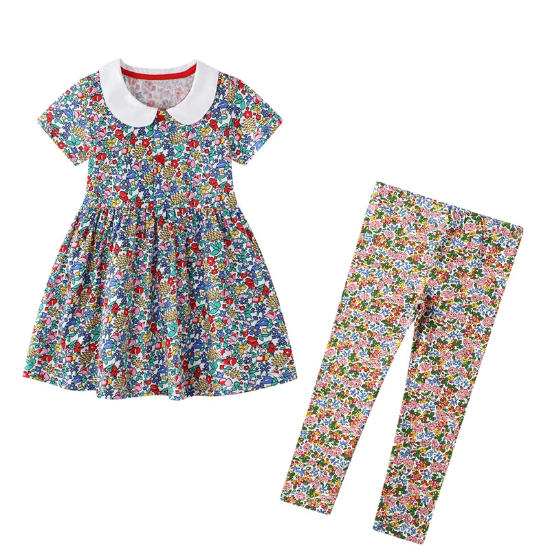 Комплект летней одежды для маленьких девочек Little maven изысканные комплекты с