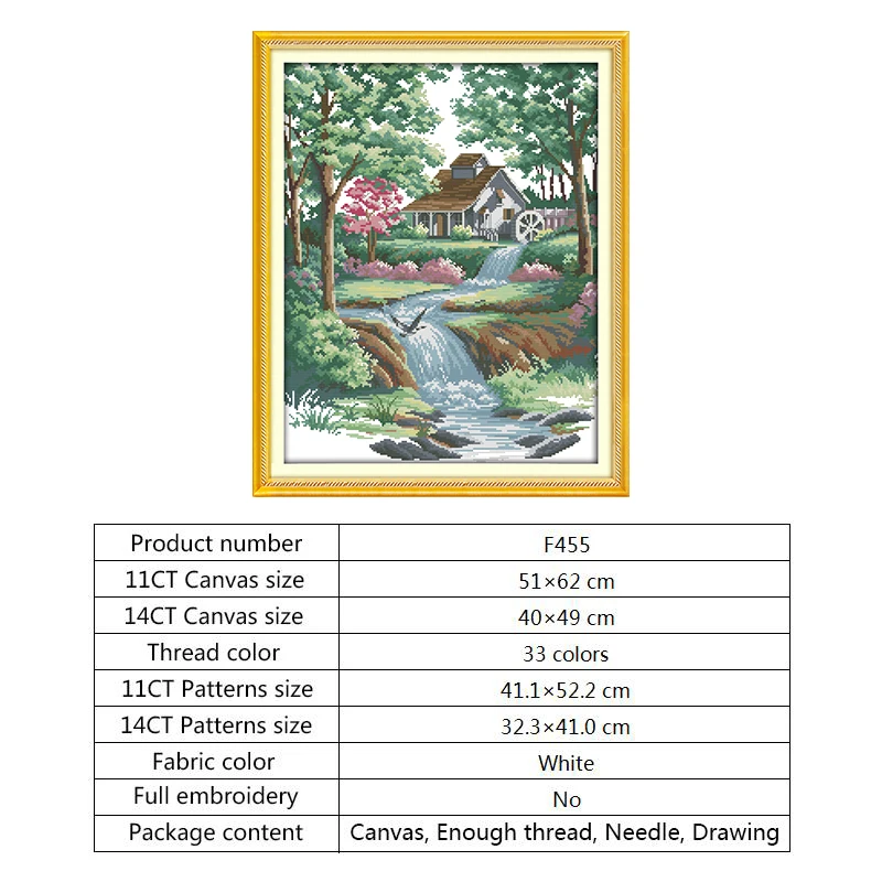 Наборы для вышивки крестиком 11CT напечатанная ткань 14CT подсчитанный холст