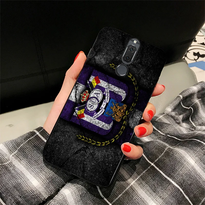 Phone Case FC Royal Sporting Club Anderlecht For Huawei Mate 30 20Pro Black Soft TPU DIY Nova 5 P9 P10 P20 P30 Pro G10 | Мобильные