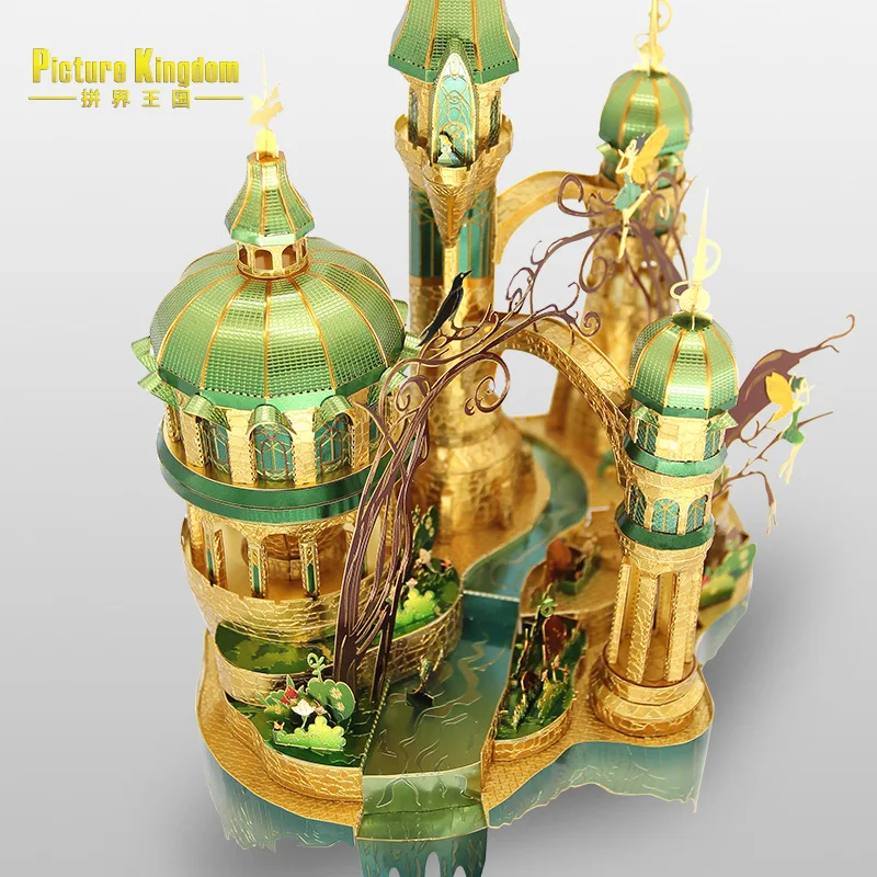 

DIY Dollhouse 3D Metal Puzzle Fairy Castle Assembled Jigsaw puzzle Toy Model diy Manual Building Kit Toys Gifts