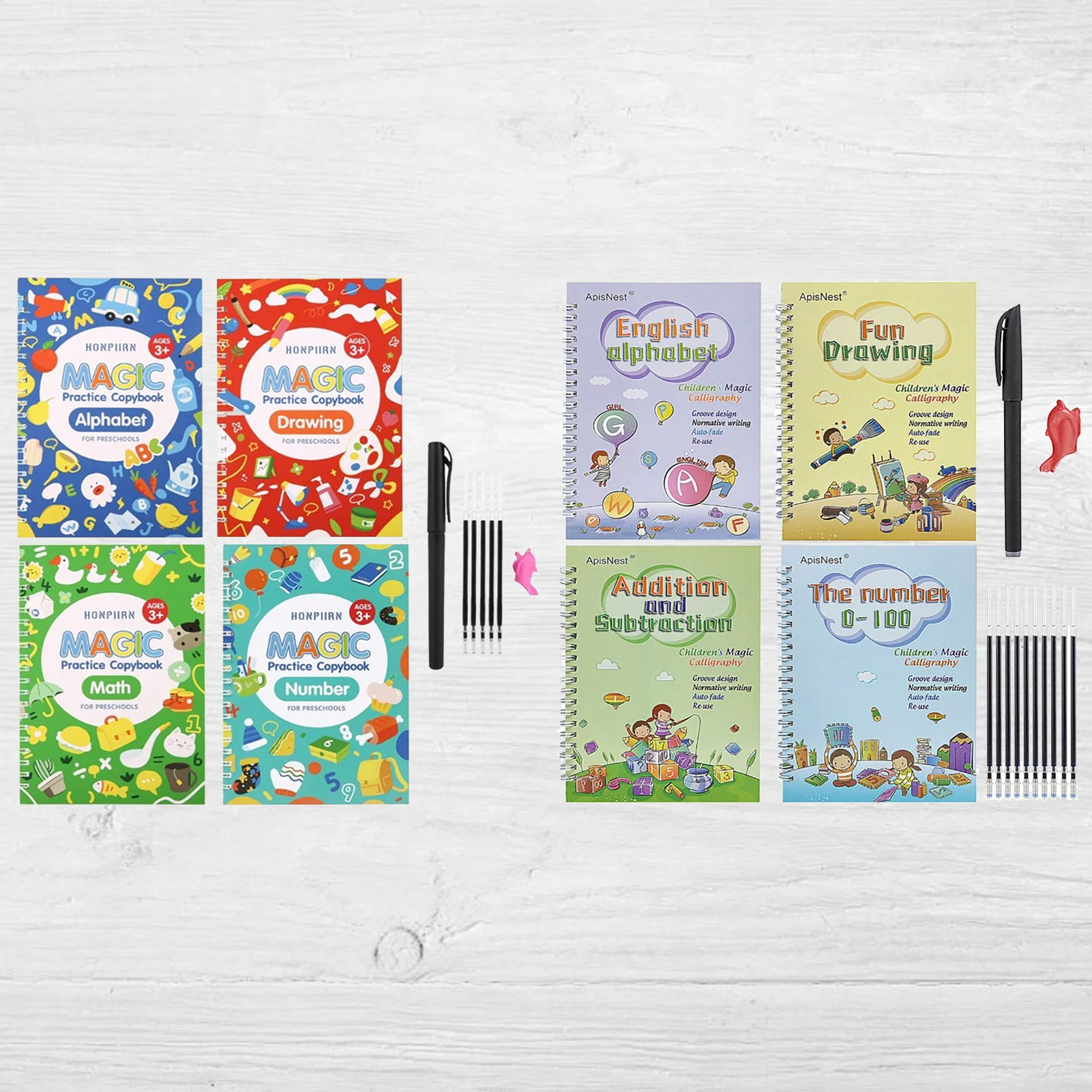 Детская тетрадь ручной работы многоразовая волшебные книги для каллиграфии