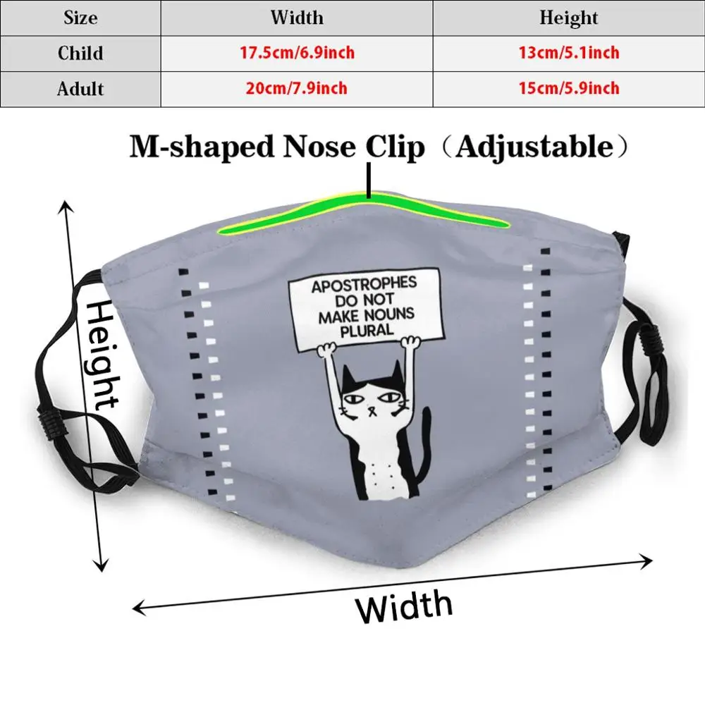 Апострофы не делают плюшевые кошки синие серые смешные принты многоразовые