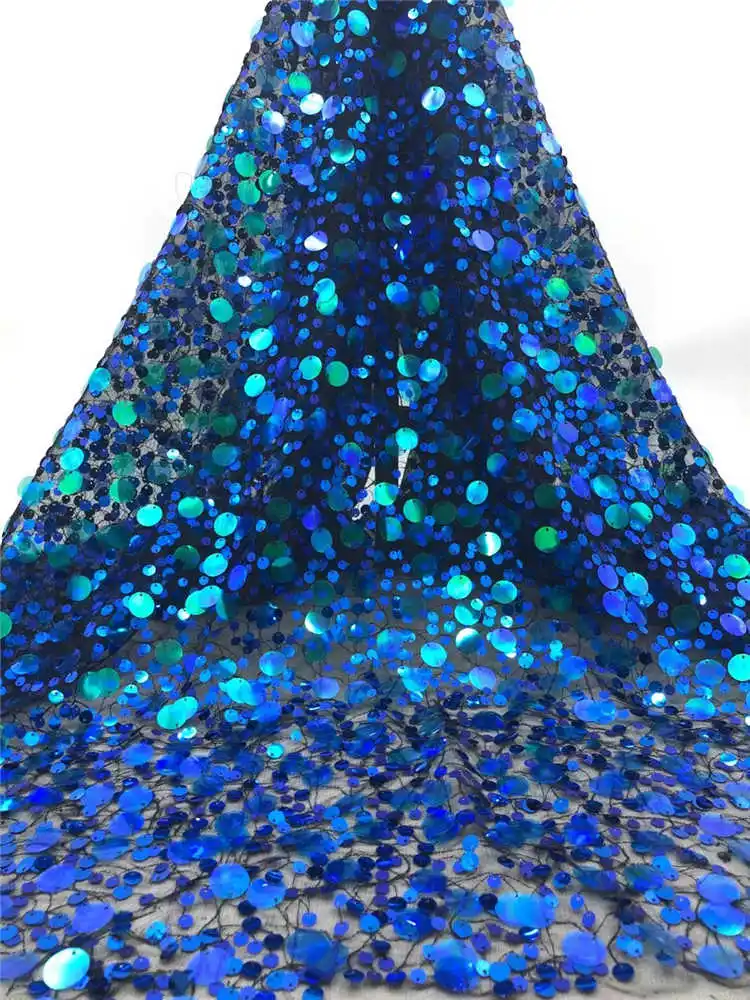

High Quality Elegant Embroidery Bead Tule squin fabric Classic Latest Tulle Lace Fabric for Wedding Dress Lace NN578-u