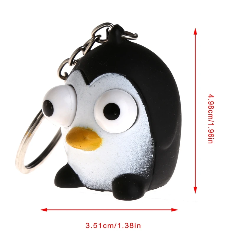 

Tumled Eyes Doll Squeeze Vent Toy Stress Relieving Keyring Key Chain Ring Gift