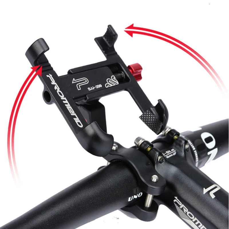 

Aluminum Alloy Bike Mobile Phone Holder Adjustable Bicycle Phone Holder Non-slip MTB Phone Stand Cycling Accessories for iPhone