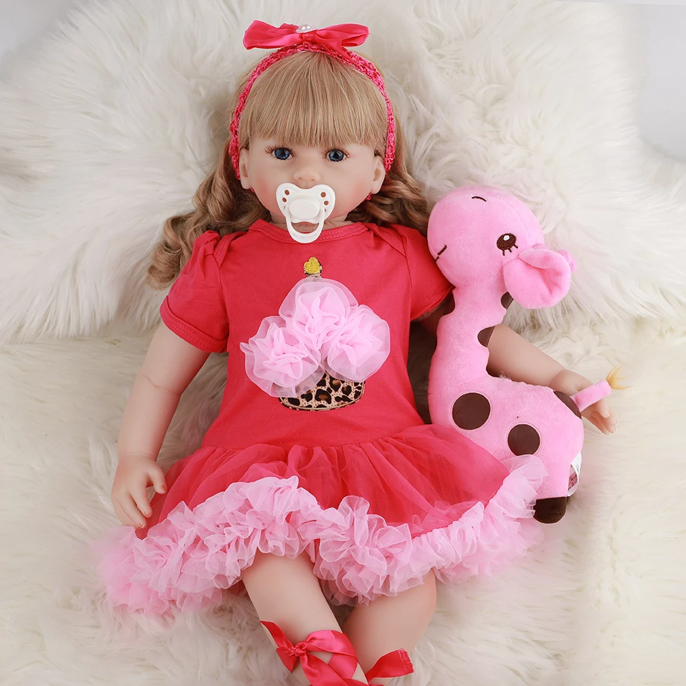 Кукла реборн JINGXIN PRINSES 60 см кукла младенец из силиконовой ткани Реалистичная