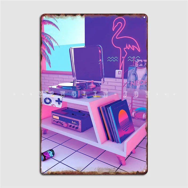 

Spinningwave Poster Metal Plaque Cinema Kitchen Pub Garage Printing Garage Decoration Tin Sign Poster